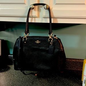 Black coach purse